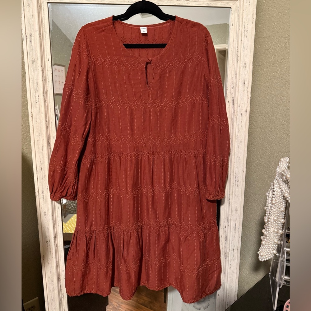 Old Navy - Embroidered Tiered Dress
